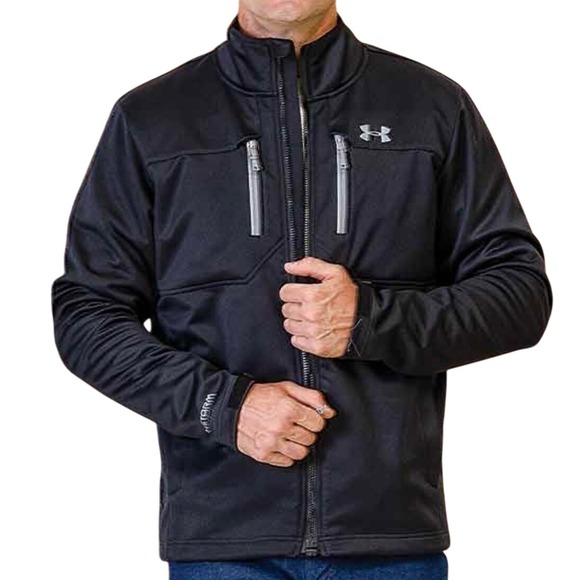 Under Armour Other - Under Armour Men's Black ColdGear Infrared Softshell Jacket, Size Large,Outdoors